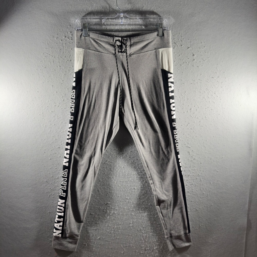 3072 | PINK Victoria's Secret Logo Tape Skinny Jogger Gray Womens M